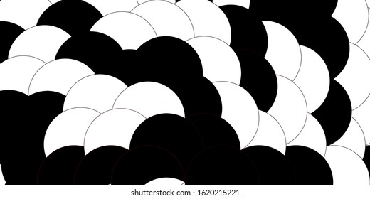 Dark Red, Yellow vector layout with circle shapes. Colorful illustration with gradient dots in nature style. Design for posters, banners.