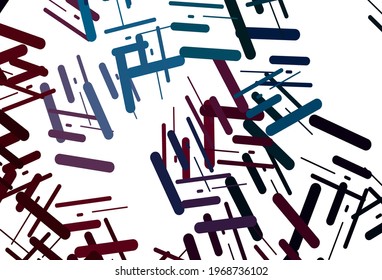 Dark red, yellow vector layout with flat lines. Shining colored illustration with narrow lines. Pattern for websites, landing pages.