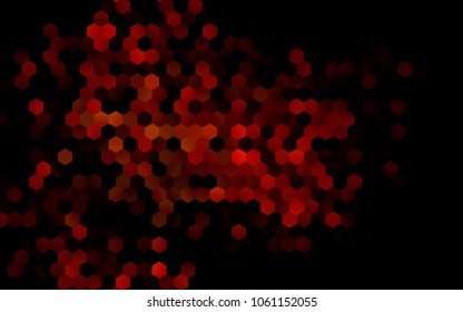 Dark Red, Yellow vector low poly background. A sample with a polygonal design. Low poly illustration, low polygonal background.
