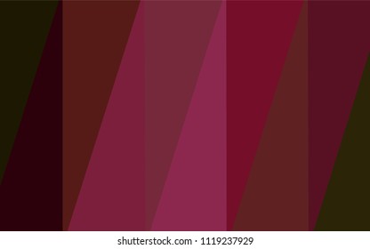 Dark Red, Yellow vector low poly texture. Creative geometric illustration in Origami style with gradient. The template for cell phone's backgrounds.