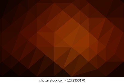 Dark Red, Yellow vector low poly texture. A completely new color illustration in a vague style. Completely new design for your business.