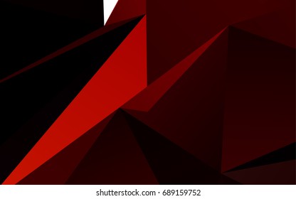 Dark Red, Yellow vector low poly pattern. Brand-new colored illustration in blurry style with gradient. A completely new template for your business design.