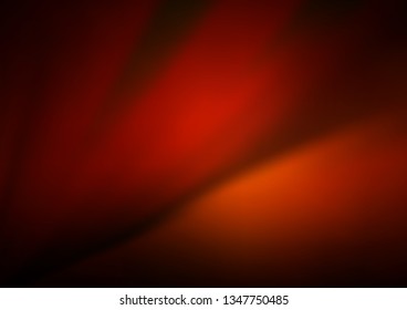 Dark Red, Yellow vector modern bokeh pattern. Colorful illustration in abstract style with gradient. The template for backgrounds of cell phones.