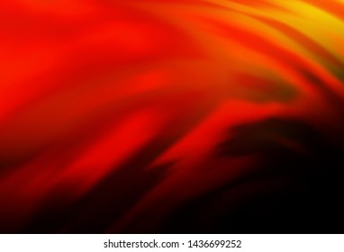Dark Red, Yellow vector modern elegant layout. Modern abstract illustration with gradient. Background for a cell phone.