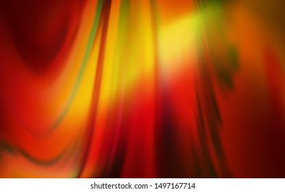 Dark Red, Yellow vector modern elegant background. Creative illustration in halftone style with gradient. Elegant background for a brand book.