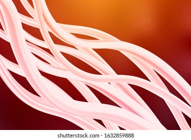 Dark Red, Yellow vector modern elegant background. Glitter abstract illustration with gradient design. New style design for your brand book.