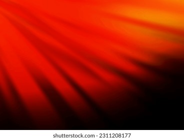 Rojo oscuro, amarillo vector moderno y elegante fondo. Ilustración colorida de estilo borroso con gradiente. Nuevo diseño para su negocio.