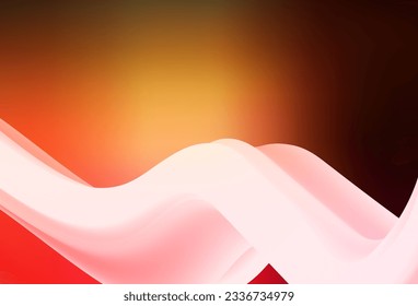 Rojo oscuro, amarillo vector moderno y elegante fondo. Una elegante ilustración brillante con gradiente. Nueva forma de tu diseño.