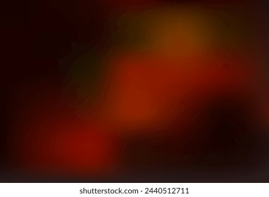 Vector rojo oscuro, amarillo plantilla elegante moderna. Ilustración creativa en estilo de semitonos con degradado. Diseño sencillo para su empresa.