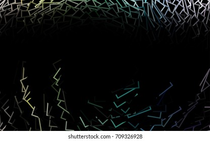 Dark Red, Yellow vector modern geometrical background. Abstract template. Geometric pattern in square style with gradient.