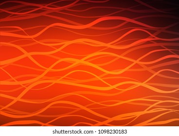 Dark Red, Yellow vector natural elegant background. Decorative shining illustration with doodles on abstract template. The best blurred design for your business.