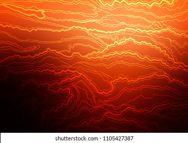 Dark Red, Yellow vector natural elegant texture. Ethnic elegant natural pattern with gradient. The completely new template can be used for your brand book.