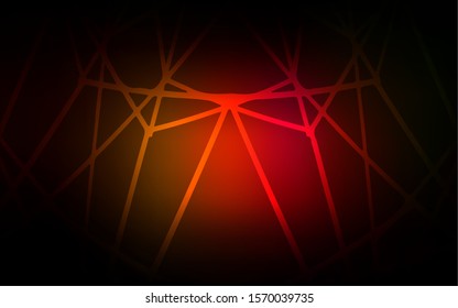 Dark Red, Yellow vector natural abstract design. A vague abstract illustration with doodles drawn by child in Indian style. Brand-new design for your business.