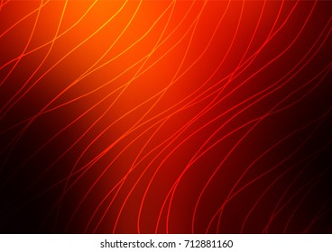 Dark Red, Yellow vector natural elegant texture. Glitter abstract illustration with doodles. The template can be used as a background for cell phones.