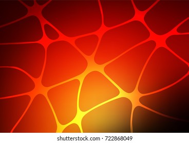 Dark Red, Yellow vector natural abstract texture. Brand-new colored illustration in blurry style with doodles. The elegant pattern can be used as a part of a brand book.