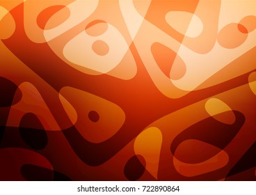 Dark Red, Yellow vector natural elegant template. Geometric doodle illustration in Origami style with gradient. The pattern can be used for heads of websites and designs.
