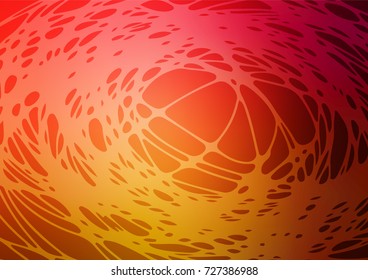 Dark red, Yellow vector natural elegant artwork. Brand-new colored illustration in blurry style with doodles drawn by child. A completely new design for your business.