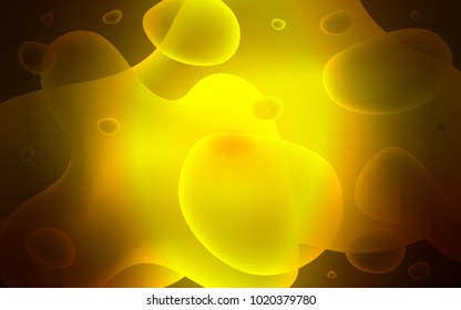 Dark Red, Yellow vector pattern with bent lines. Brand-new colored illustration in memphis style with gradient. New composition for your brand book.