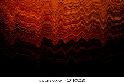 Dark Red, Yellow vector pattern with lava shapes. Colorful illustration in abstract marble style with gradient. A new texture for your  ad, booklets, leaflets.