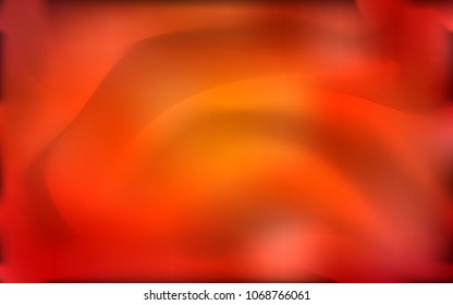 Dark Red, Yellow vector pattern with curved circles. Shining illustration, which consist of blurred lines, circles. Marble style for your business design.