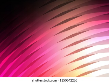 Dark Red, Yellow vector pattern with narrow lines. Shining colored illustration with narrow lines. The pattern can be used for websites.