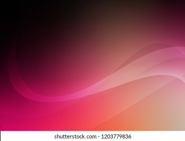 Dark Red, Yellow vector pattern with liquid shapes. Colorful illustration in abstract marble style with gradient. New composition for your brand book.