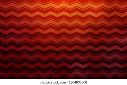 Dark Red, Yellow vector pattern with sharp lines. Glitter abstract illustration with colorful sticks. Best design for your ad, poster, banner.