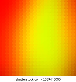 Dark Red, Yellow vector pattern with circles. Abstract colorful disks on simple gradient background. Design for posters, banners.