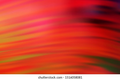 Dark Red, Yellow vector pattern with wry lines. Shining colorful illustration in simple style. Elegant pattern for a brand book.