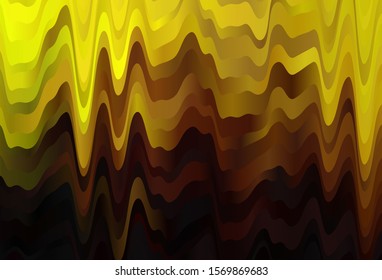 Dark Red, Yellow vector pattern with lines. Brand new colorful illustration in simple style. Elegant pattern for a brand book.