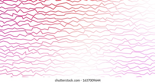 Dark Red, Yellow vector pattern with wry lines. Bright illustration with gradient circular arcs. Best design for your ad, poster, banner.