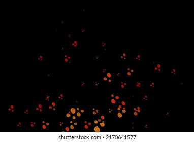 Dark Red, Yellow vector pattern with lava shapes. Colorful abstract illustration with gradient lines. The elegant pattern for brand book.
