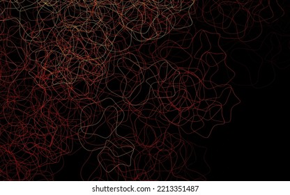 Dark Red, Yellow vector pattern with random forms. Decorative design in abstract style with random forms. Best smart design for your business.