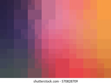 Dark red, yellow vector pattern. Rectangular template. Geometric sample. Repeating routine with rectangle shapes. Texture for your design. Pattern can be used for background.