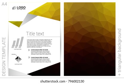 Dark Red, Yellow vector  pattern for posters. Web interface on abstract background with colorful gradient. Pattern for beautiful business cards, folders.