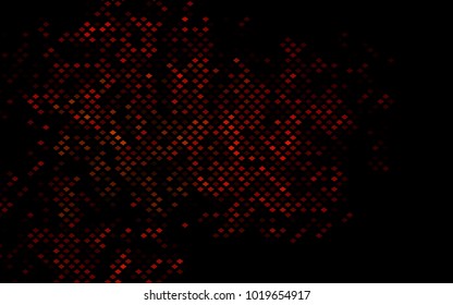 Dark Red, Yellow vector polygonal illustration, which consist of rectangles. Rectangular pattern for your business design. Geometric background in Origami style with gradient. 