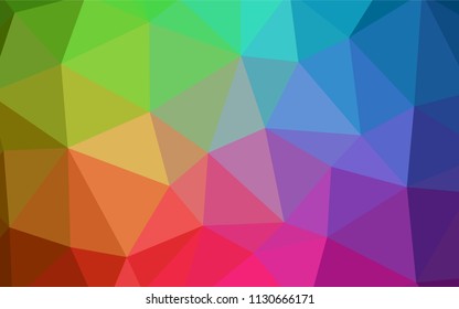 Dark Red, Yellow vector polygonal background. Colorful illustration in abstract style with triangles. Brand new style for your business design.