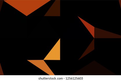 Dark Red, Yellow vector polygonal template. An elegant bright illustration with gradient. The completely new template can be used for your brand book.
