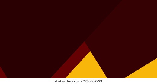 Ilustración poligonal de Vector rojo oscuro y amarillo, que consta de rectángulos. Patrón rectangular para el diseño de su negocio. Fondo geométrico en estilo Origami con gradiente. 
