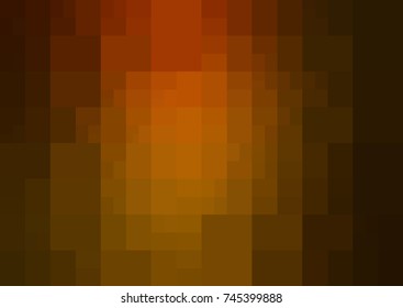 Dark Red, Yellow vector polygonal illustration, which consist of rectangles. Rectangular pattern for your business design. Geometric background in Origami style with gradient. 