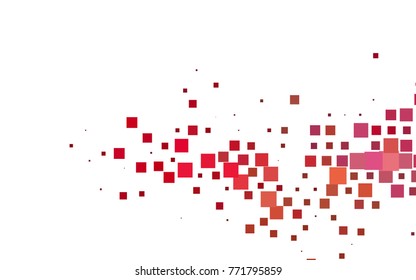 Dark Red, Yellow vector polygonal illustration consisting of rectangles. Rectangular design for your business. Creative geometric background in origami style with gradient.