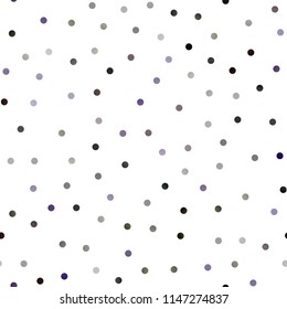 Dark Red, Yellow vector seamless layout with circle shapes. Blurred decorative design in abstract style with bubbles. Beautiful design for your business natural advert.