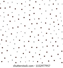 Dark Red, Yellow vector seamless layout with circle shapes. Illustration with set of shining colorful abstract circles. Template for business cards, websites.