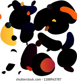 Dark Red, Yellow vector seamless layout with circle spots. Modern abstract illustration with colorful water drops. Trendy design for wallpaper, fabric makers.