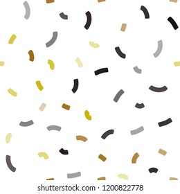 Dark Red, Yellow vector seamless background with lava shapes. Colorful illustration in abstract marble style with gradient. Textured wave pattern for backgrounds.