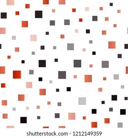 Dark Red, Yellow vector seamless background with rectangles. Beautiful illustration with rectangles and squares. Pattern for busines ad, booklets, leaflets