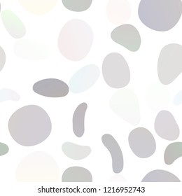 Dark Red, Yellow vector seamless template with spots. Blurred bubbles on abstract backdrop with colorful gradient. Pattern for design of window blinds, curtains.