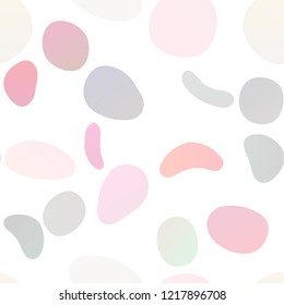 Dark Red, Yellow vector seamless backdrop with dots, spots. Illustration with set of shining colorful abstract circles. Trendy design for wallpaper, fabric makers.