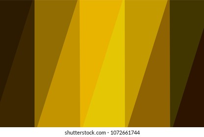 Dark Red, Yellow vector shining triangular cover. Triangular geometric sample with gradient.  Brand-new style for your business design.