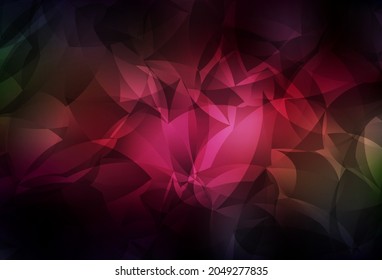 Dark Red, Yellow vector shining triangular background. Colorful illustration in polygonal style with gradient. Polygonal design for your web site.
